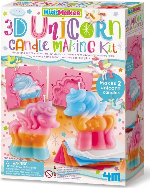 Kidzmaker 3D Unicorn Candle Making Kit | Bookazine HK
