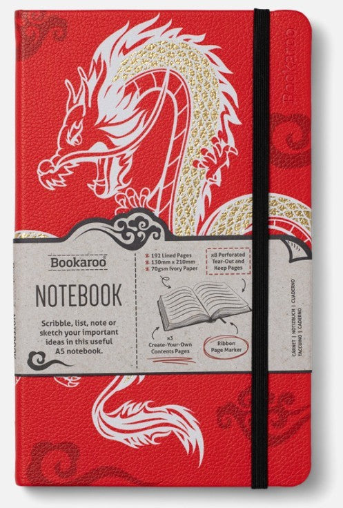 Bookaroo Warrior Dragon A5 Journal | Bookazine HK