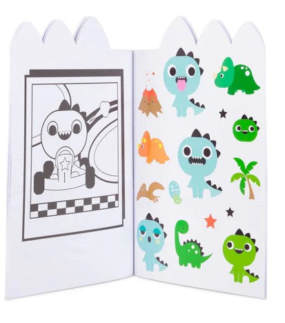 Dinosaur Colouring Book With Sticker Page | Bookazine HK
