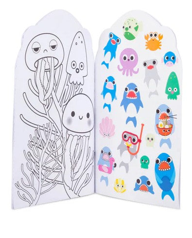 Shark Colouring Book With Sticker Page | Bookazine HK