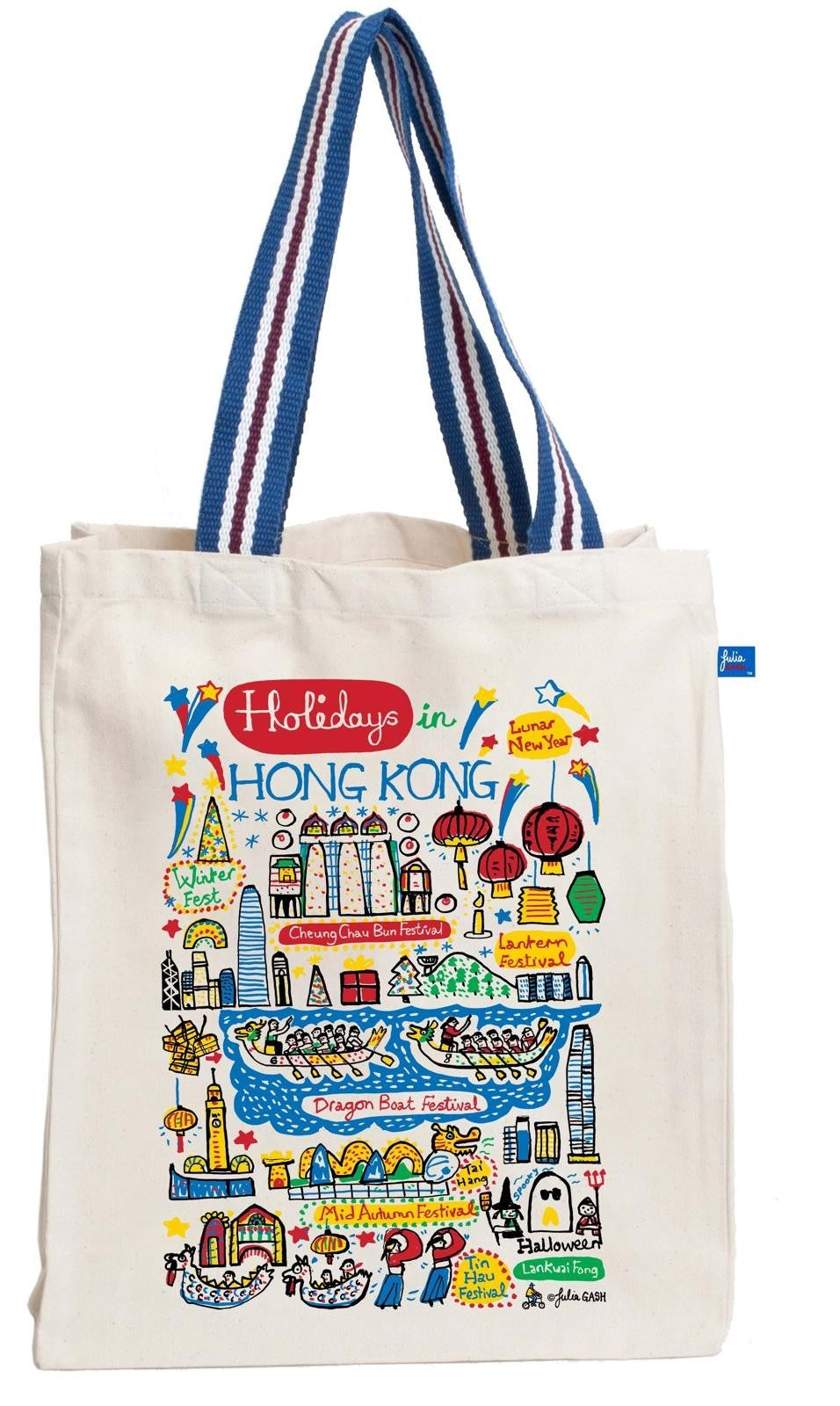 Hk Holidays Large Bag Natural | Bookazine HK