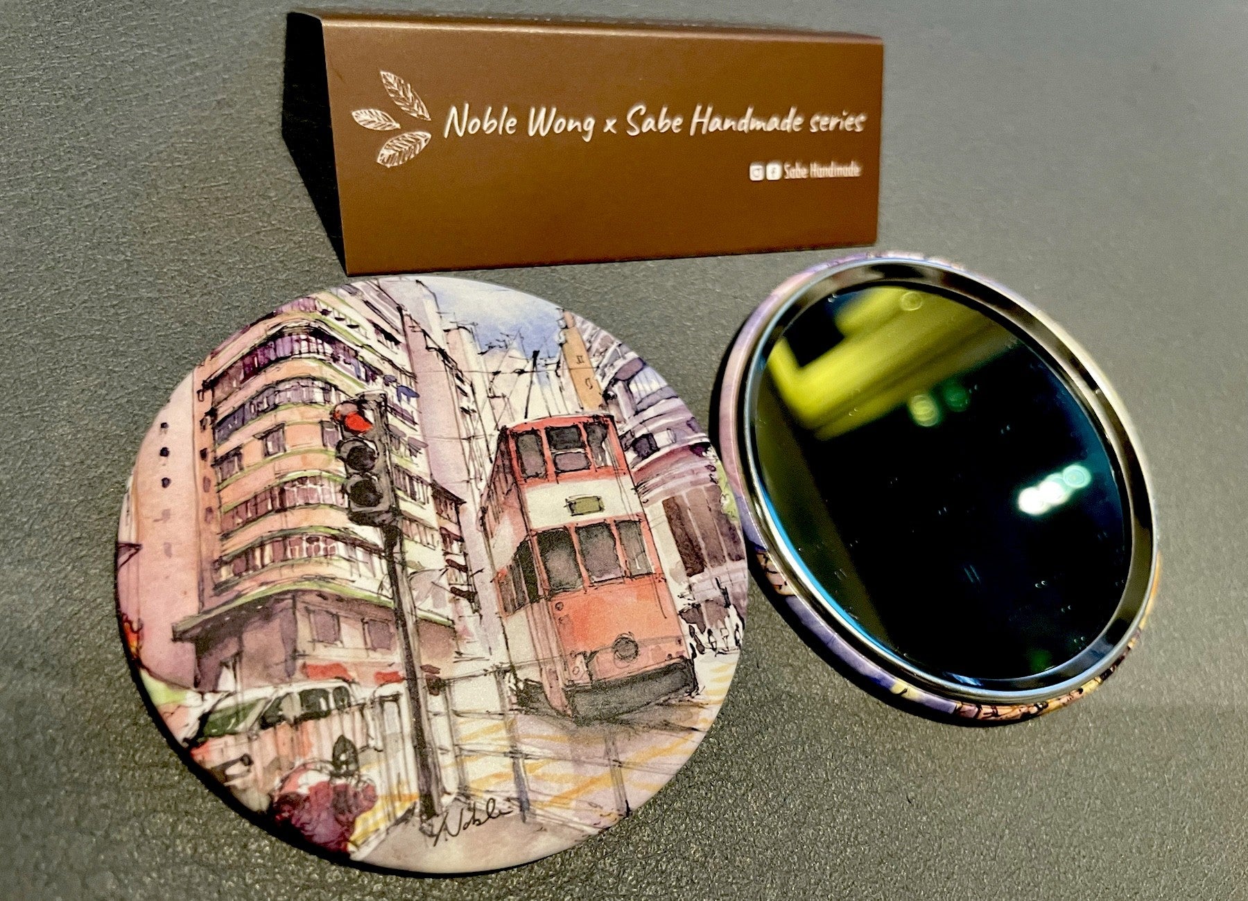 My Hong Kong Handheld Mirror - Hk Trams | Bookazine HK