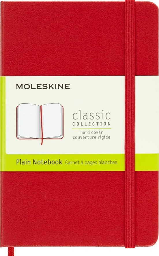 Classic Pocket Plain Notebook Scarlet Red | Bookazine HK