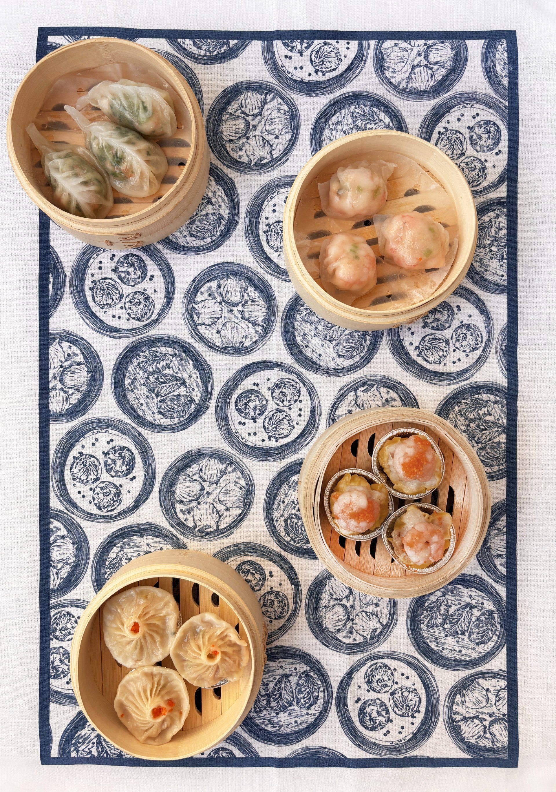 Blue Dim Sum Tea Towel | Bookazine HK