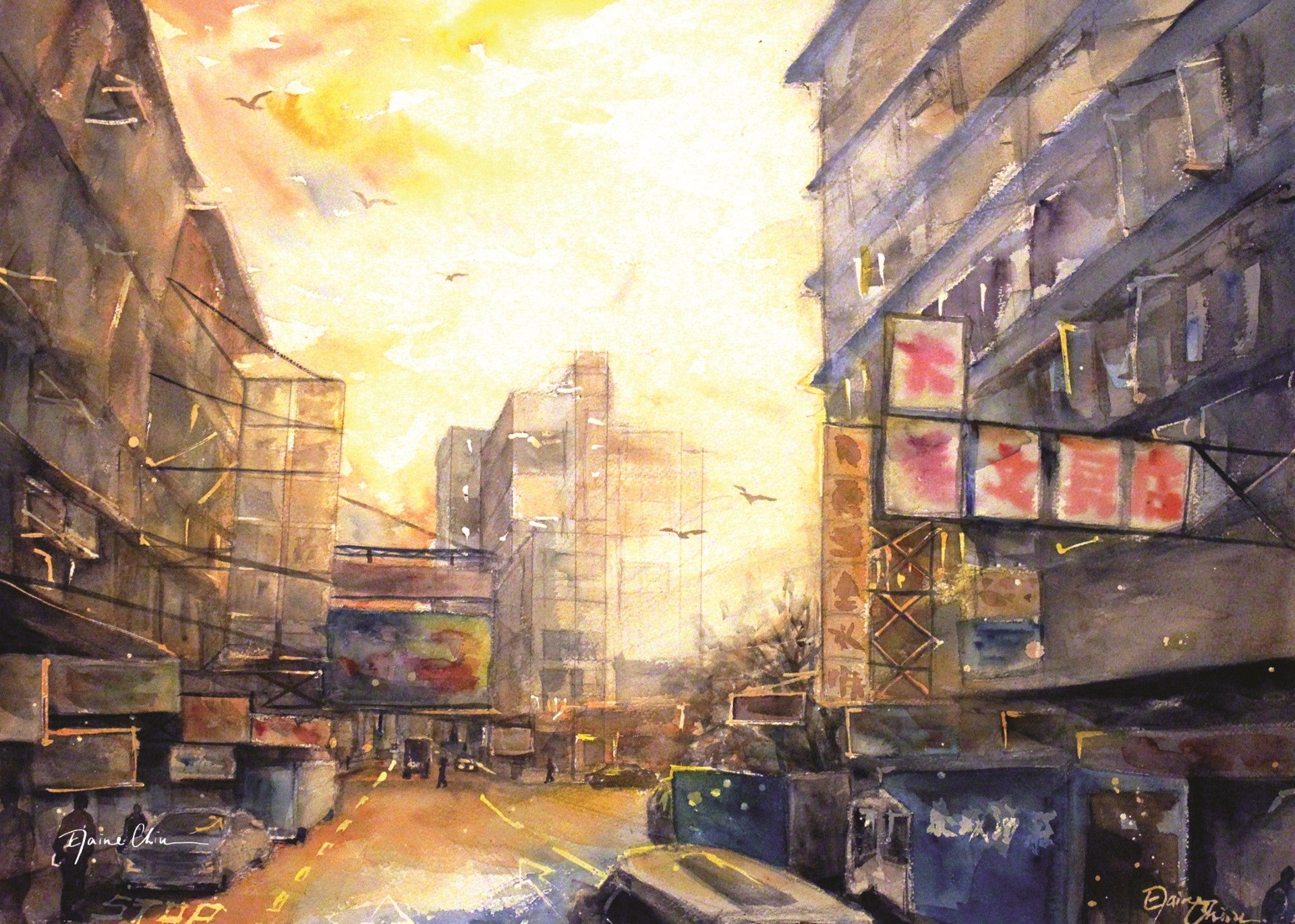 Collaging The City Jordan Postcard | Bookazine HK