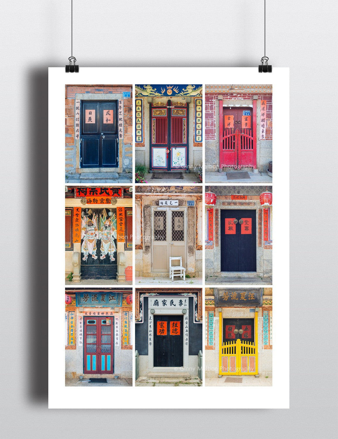 Ginny Malbon Chinese Doors Print | Bookazine HK