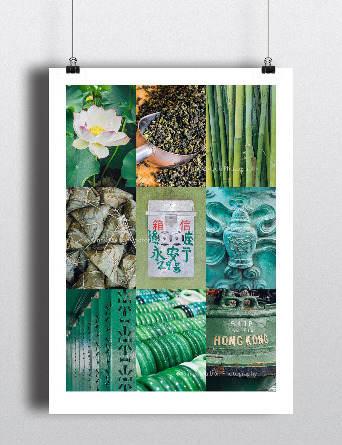 Ginny Malbon HK Print Green | Bookazine HK