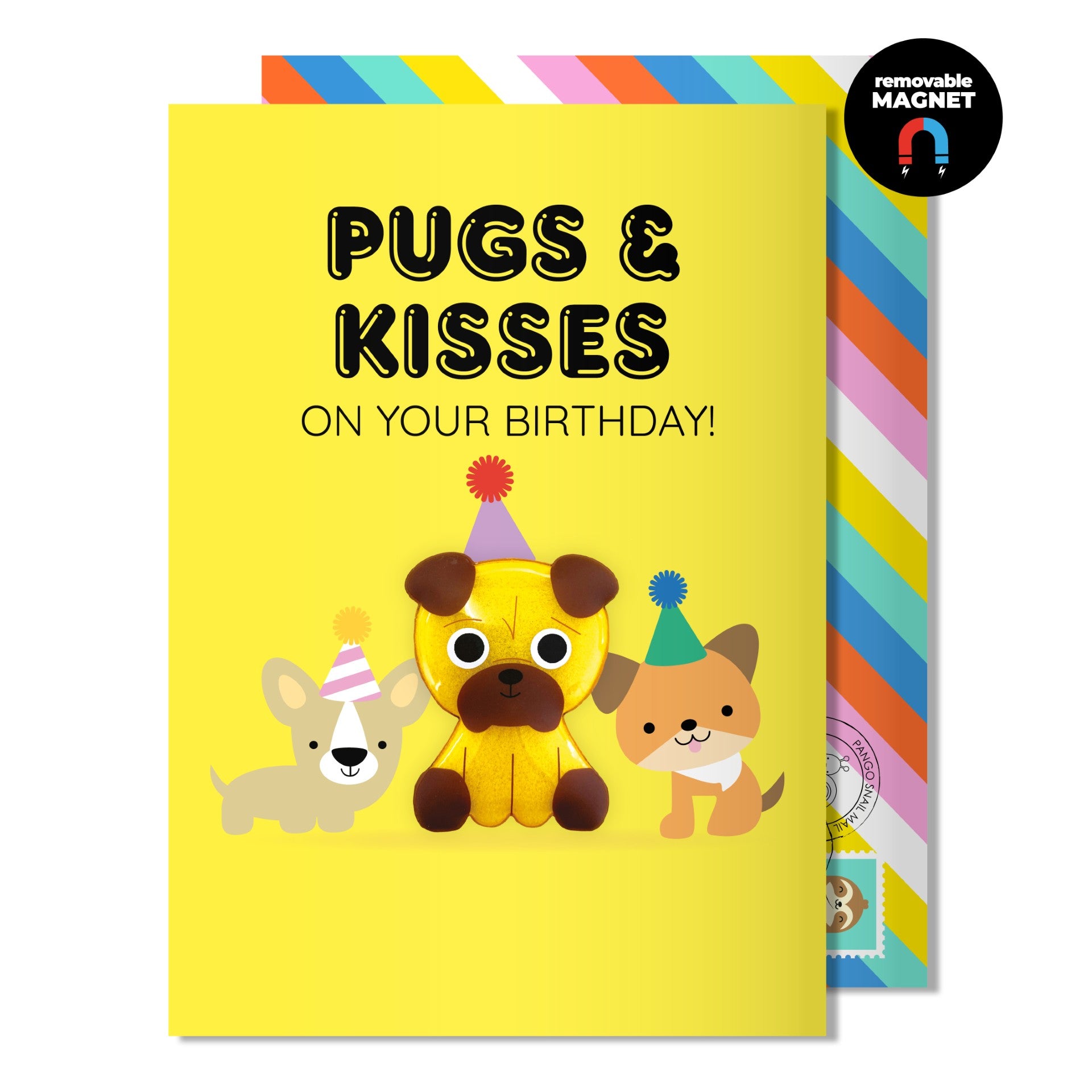 Pugs Birthday Magnet Card | Bookazine HK