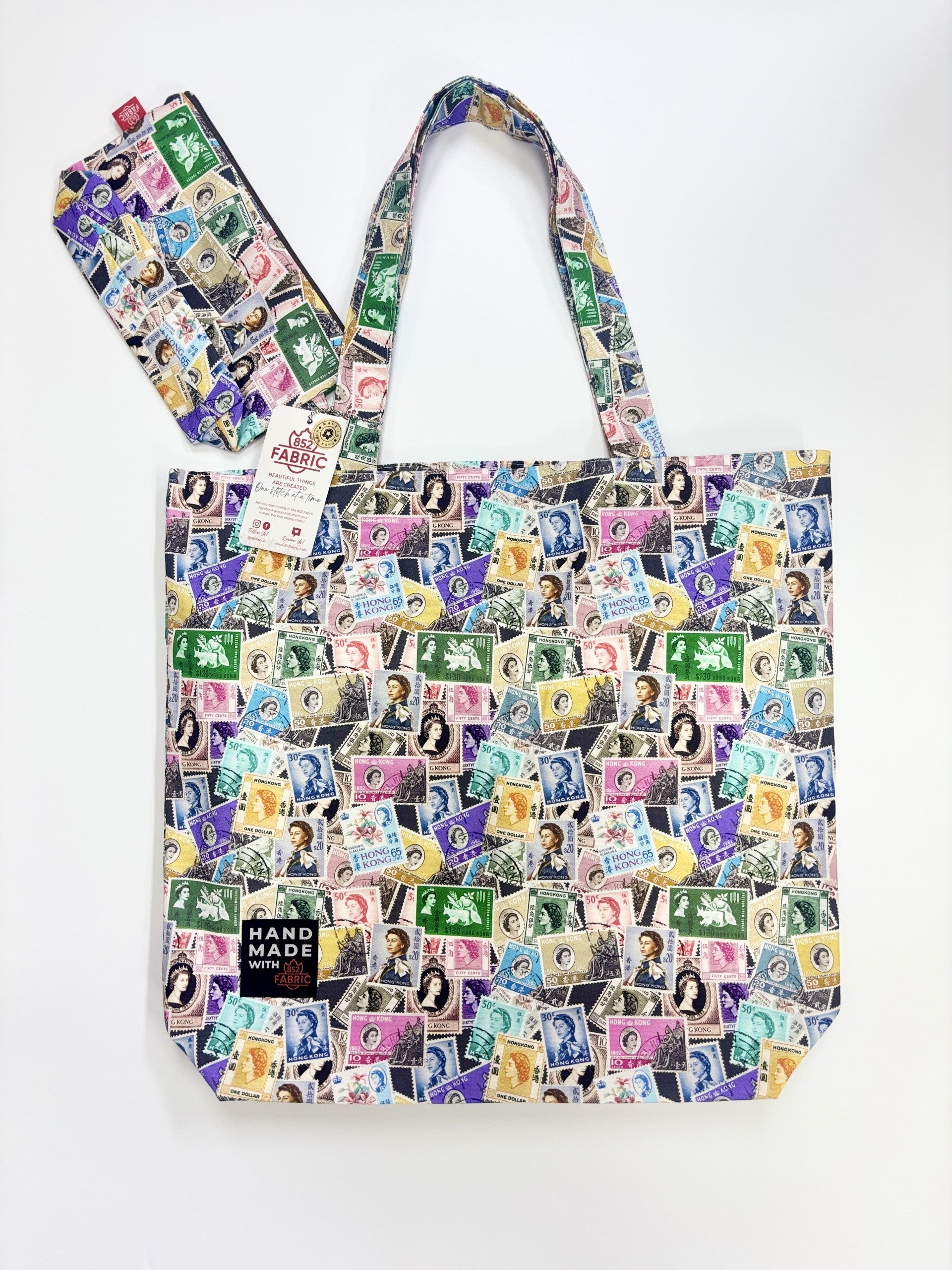 Queen Rainbow Canvas Bag With Pouch | Bookazine HK