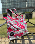 Landmark Magenta Canvas Bag With Pouch  | Bookazine HK
