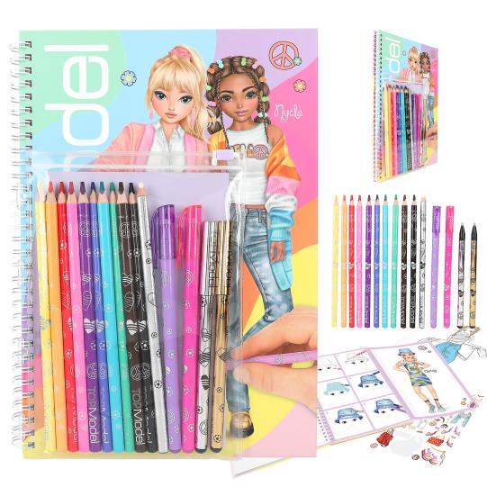 TOPModel Colouring Book W/ Pen Set | Bookazine HK