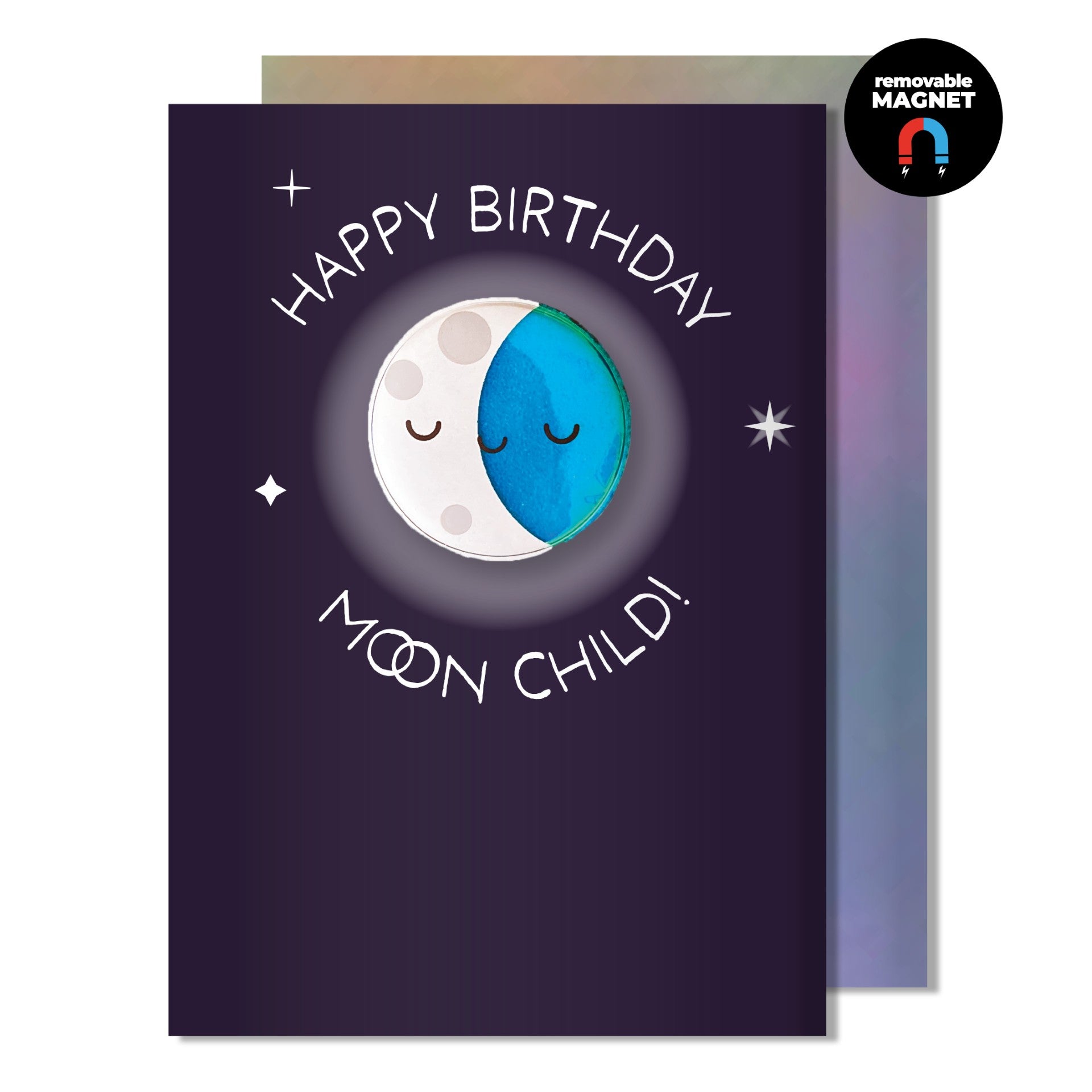 Happy Birthday Moonchild Magnet Card | Bookazine HK