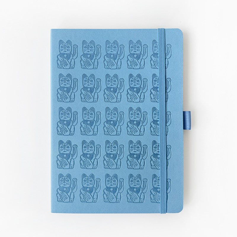 Cloud Blue Lucky Cat Notebook | Bookazine HK
