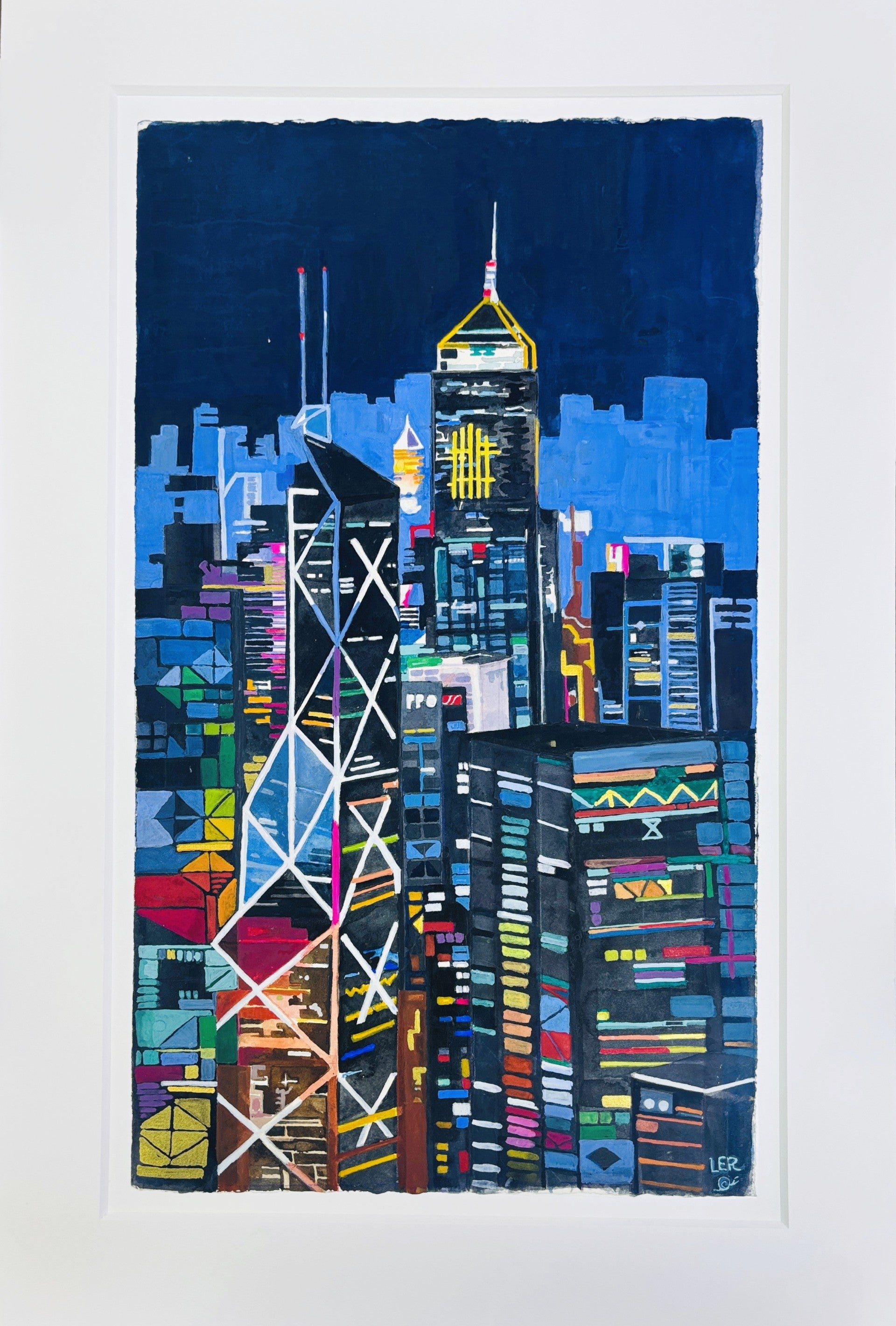Night Towers Original Painting | Bookazine HK