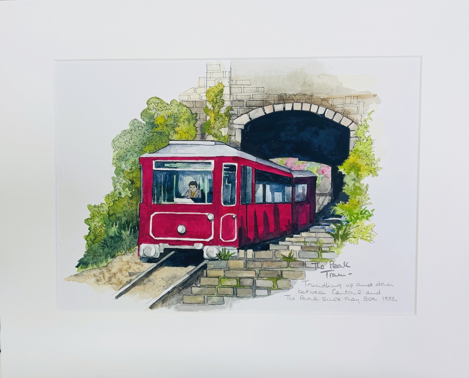 Peak Tram Original Painting | Bookazine HK