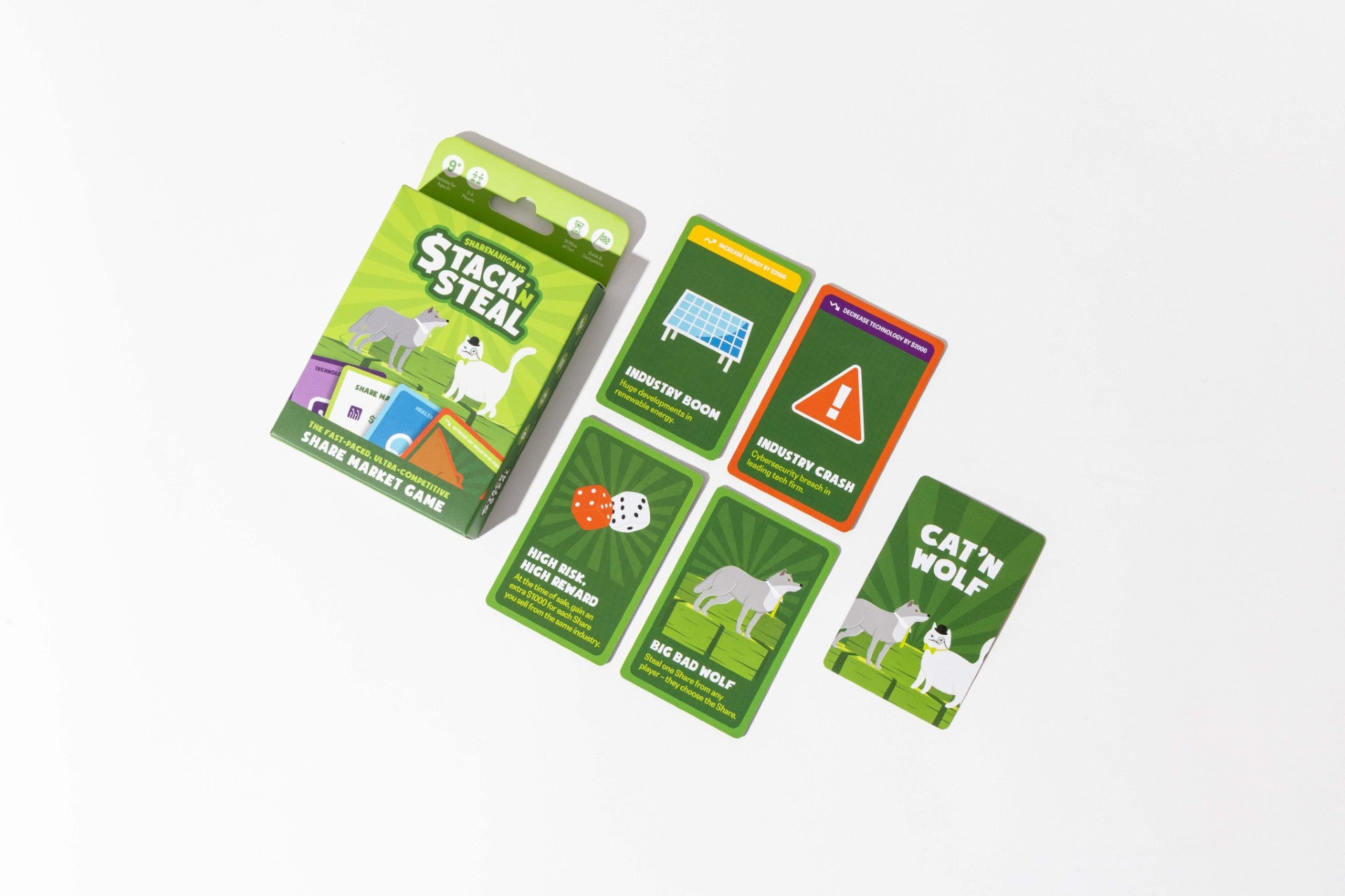 Sharenanigans Stack N Steal Card Game | Bookazine HK