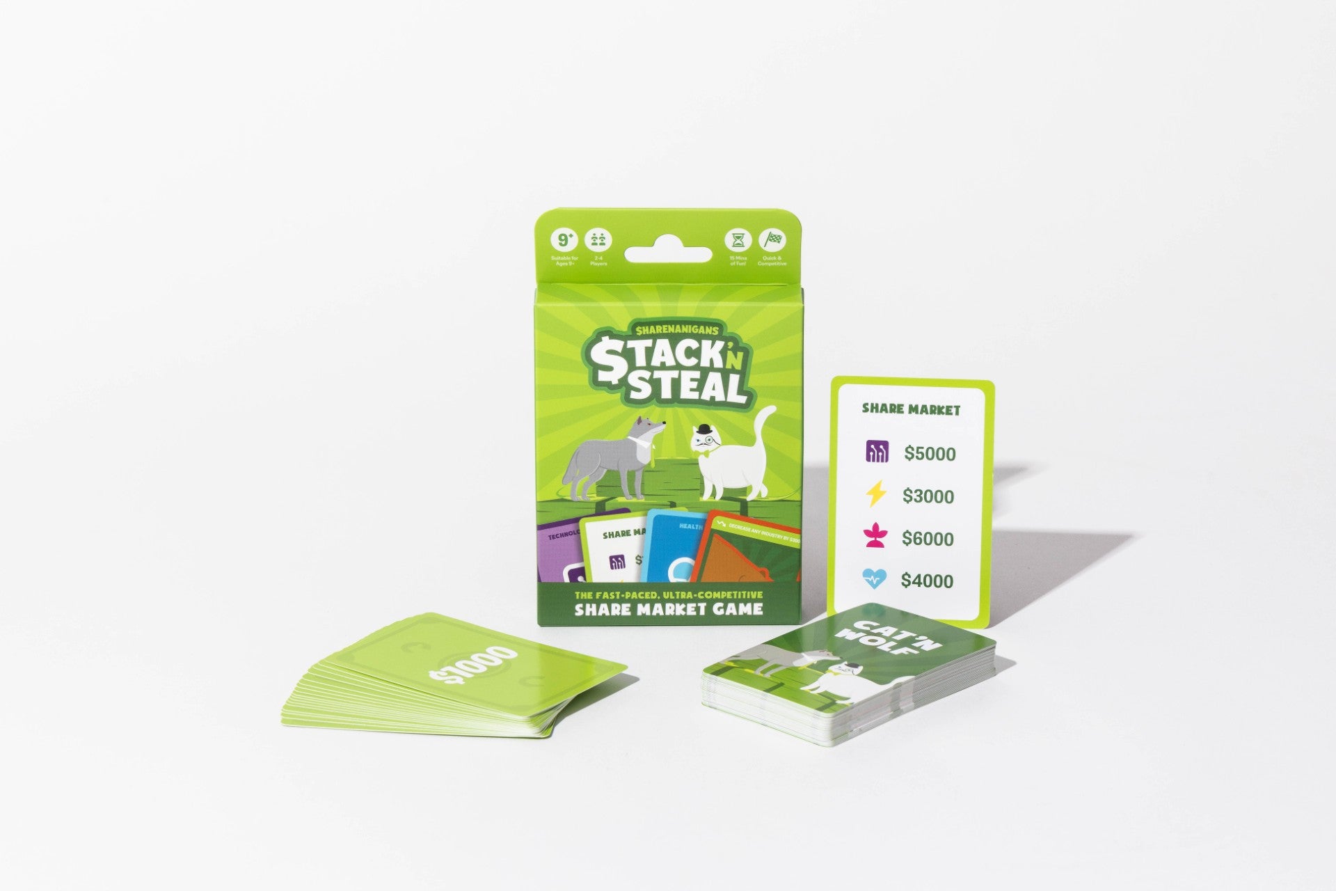 Sharenanigans Stack N Steal Card Game | Bookazine HK