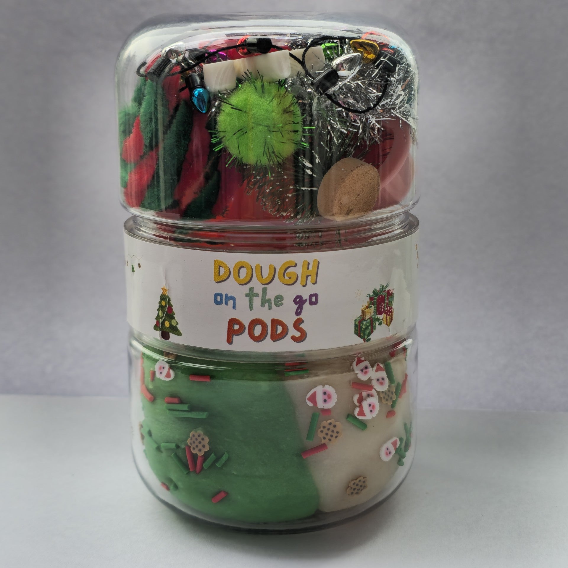 Dough On The Go Pods - Christmas Tree / Snowman