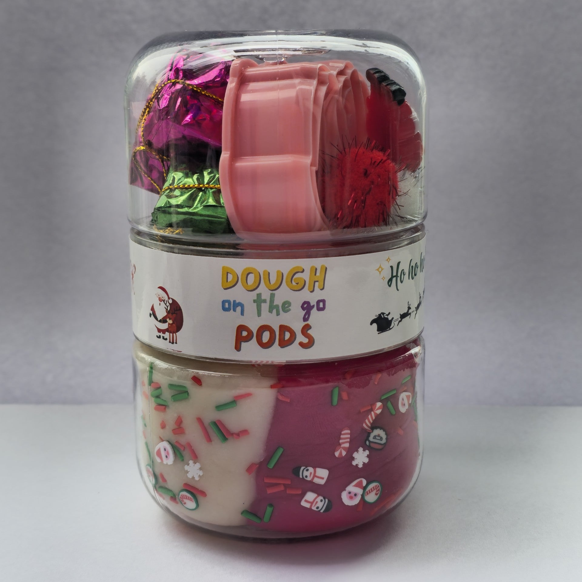 Dough On The Go Pods - Santa / Reindeer