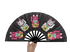 Tung Choi Street Lucky Cat Satin Hand Fan | Bookazine HK