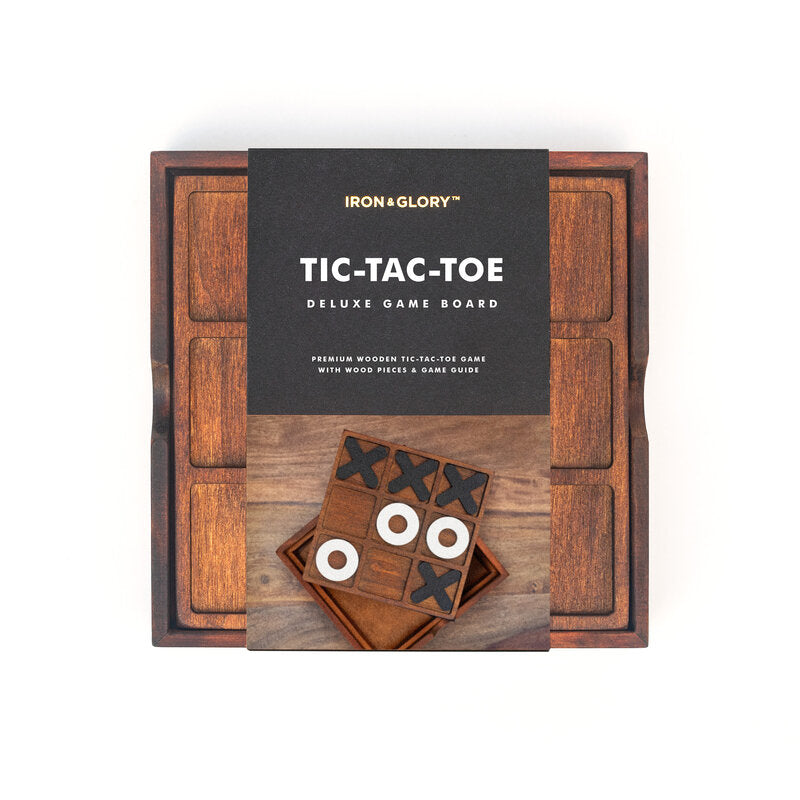  Iron & Glory - Wooden Tic-Tac-Toe | Bookazine HK