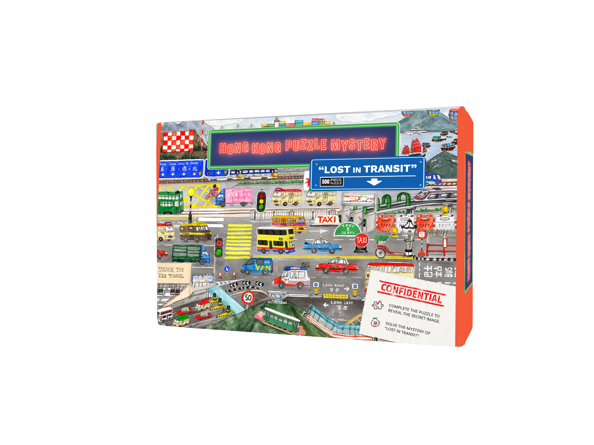 Hong Kong Puzzle Mystery: Lost In Transit 500 Pc Puzzle | Bookazine HK