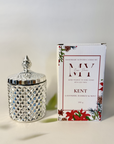 Kent Silver Electroplated Crystal Jar Candle | Bookazine HK