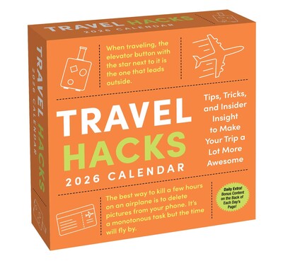 Travel Hacks Box Calendar 2026 | Bookazine HK