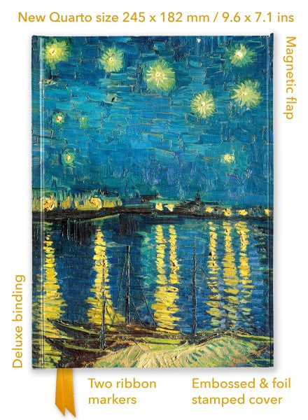 Starry Night over the Rhône Foiled Quarto Journal | Bookazine HK