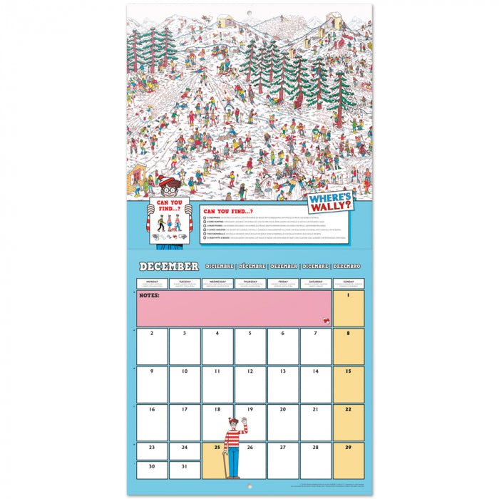 Where's Wally? 2024 Wall Calendar – Bookazine