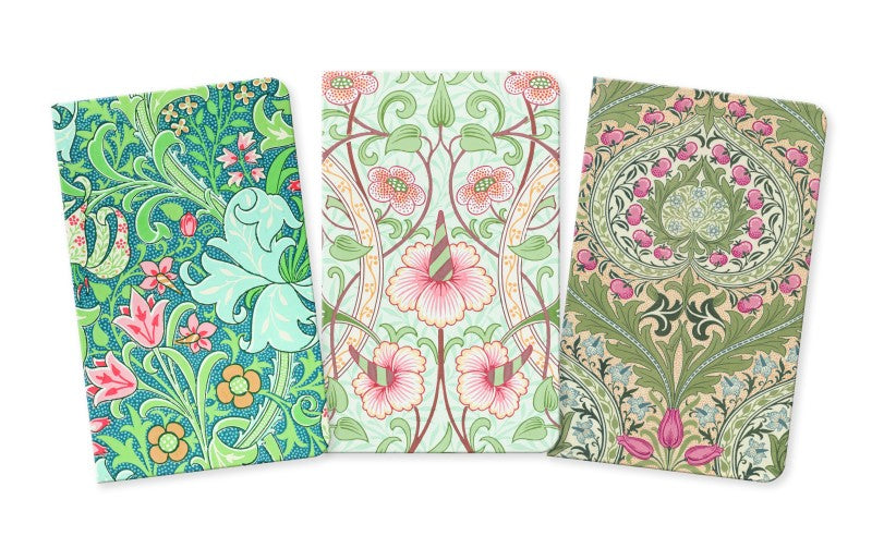 William Morris Gallery Set of 3 Mini A6 Notebooks | Bookazine HK