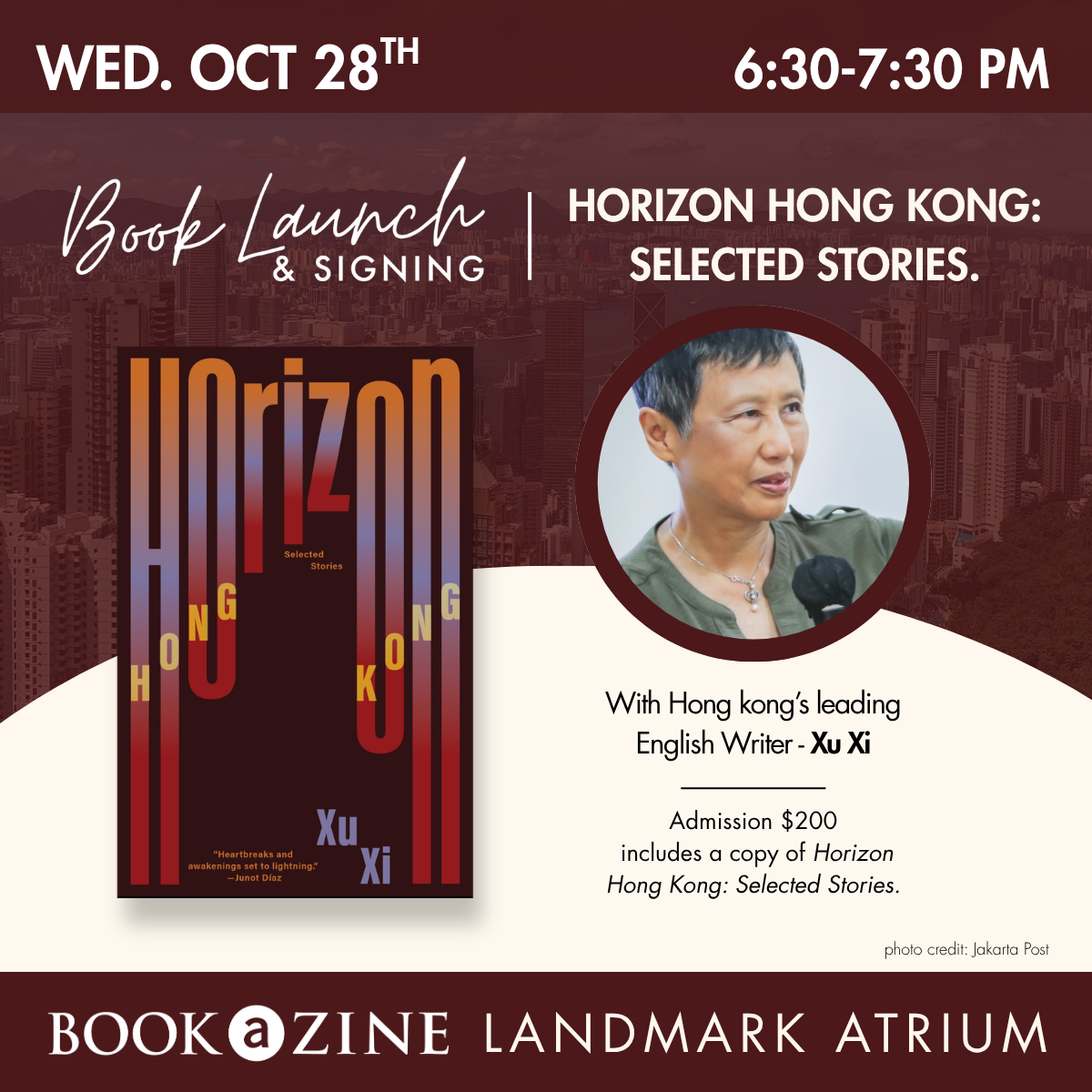 Book Launch &amp; Signing: Horizon Hong Kong: Selected Stories