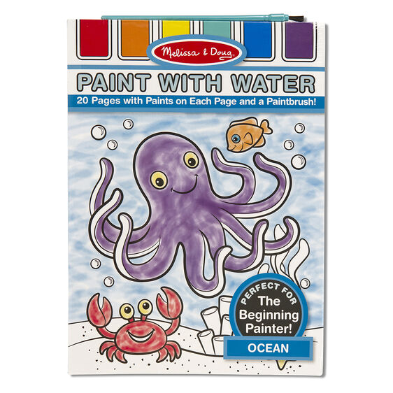 Paint With Water Activity Book - Ocean