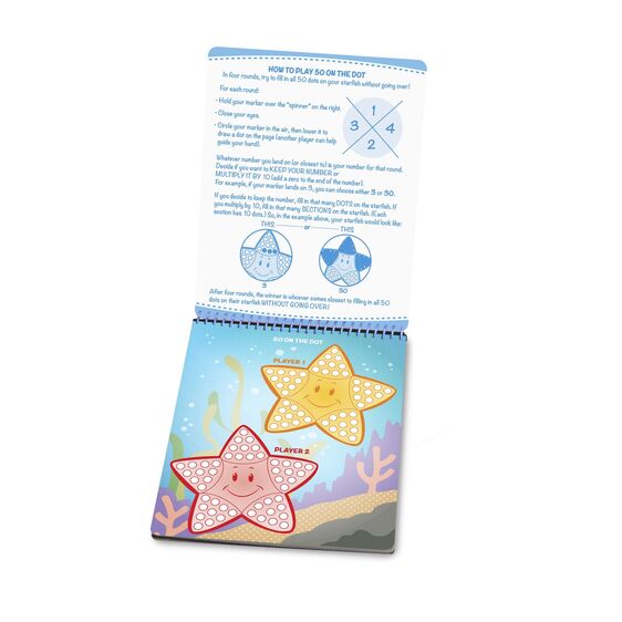 Game On! Wipe-Off Activity Pad - On the Go Travel Activity