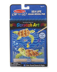 On the Go Scratch Art Color Reveal Pad - Sea Life
