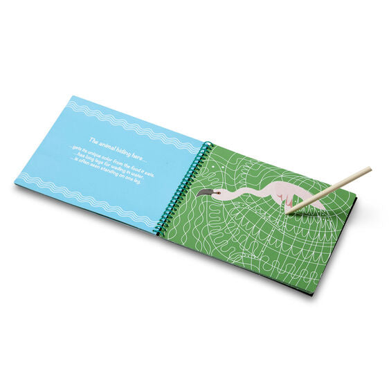 On the Go Scratch Art: Hidden Picture Pad - Safari Animals