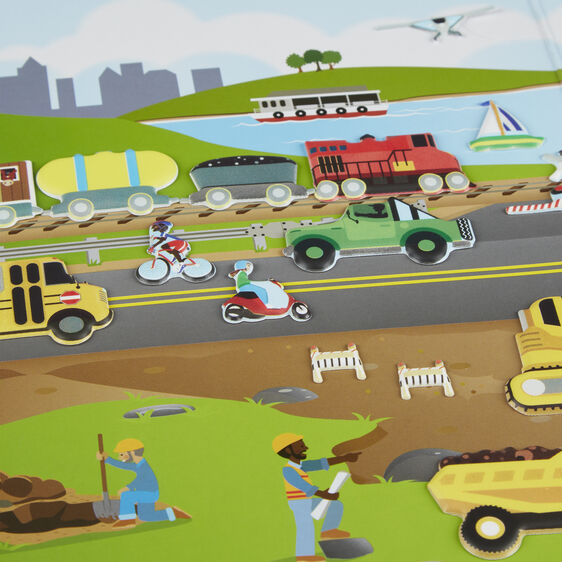 Puffy Sticker Play Set - Vehicles