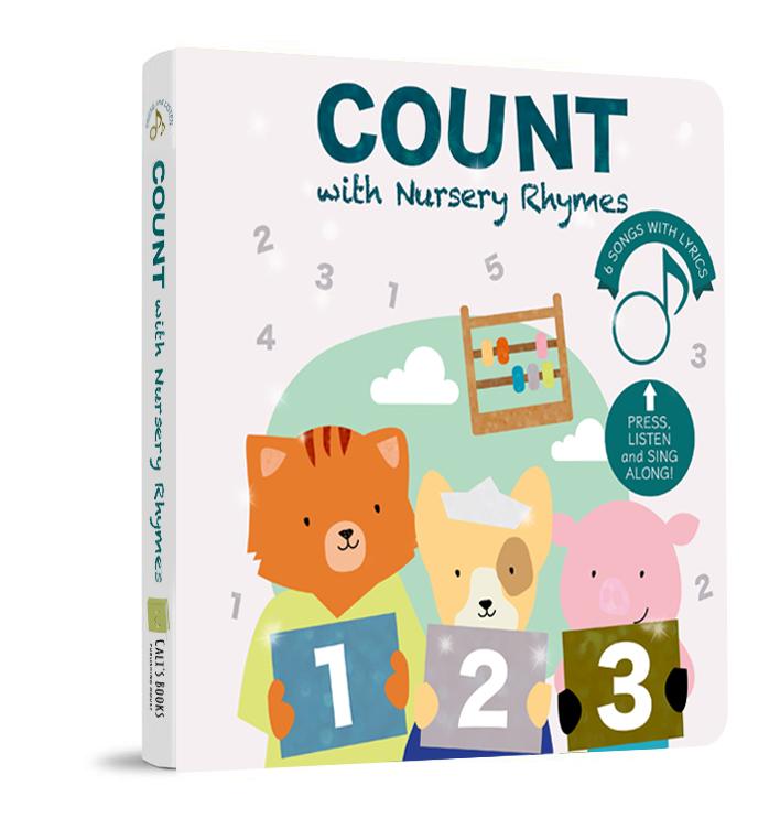 Count with Nursery Rhymes Sound Book (6 songs with lyrics)