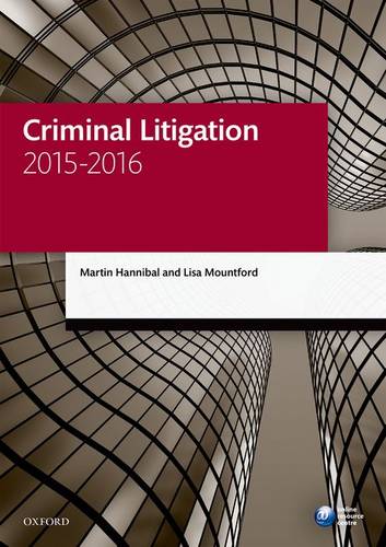 Criminal Litigation 2015-2016