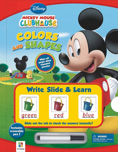Mickey Mouse Clubhouse - Colors and Shapes: Write, Slide and Learn Series