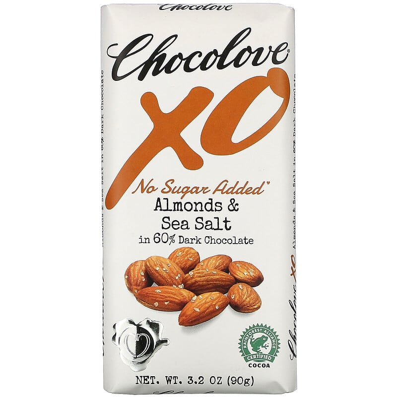 Chocolove XO Almonds & Sea Salt in 60% Dark Chocolate