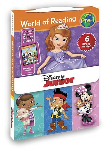 World of Reading Disney Junior Boxed Set: Pre-Level 1 - Purchase Includes Disney Ebook!