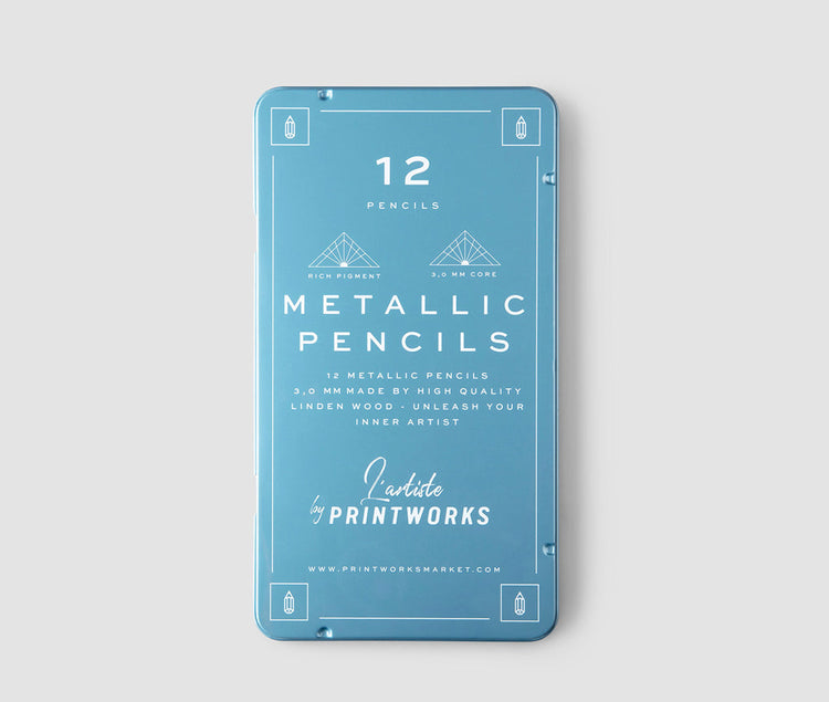 12 Colour pencils – Metallic | Bookazine HK