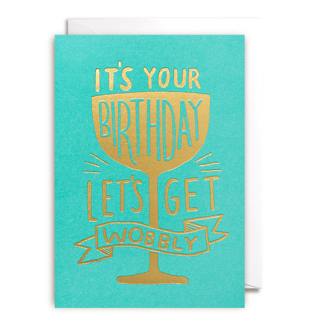 It's Your Birthday Let's Get Wobbly - Bookazine
