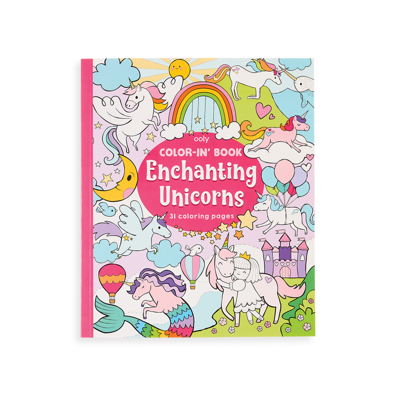 Color-In&#39; Book - Enchanting Unicorn | Bookazine HK