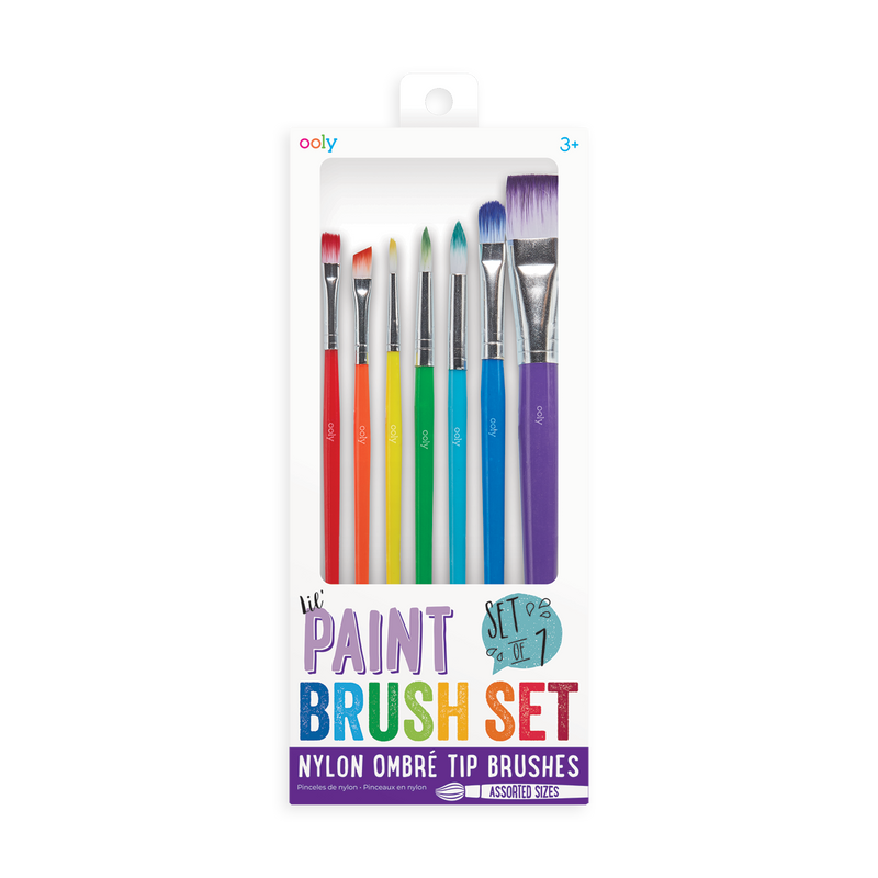 Lil Paint Brush Set - Set of 7 | Bookazine HK