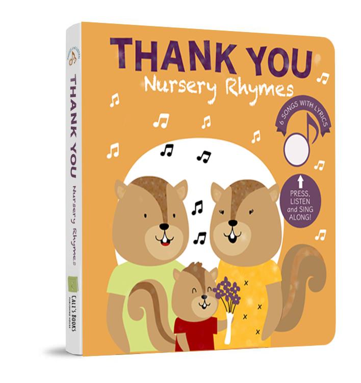 Seasonal: Thank you Nursery Rhymes Sound Book (6 songs with lyrics)
