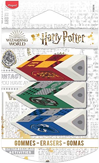 Harry Potter Pyramid Eraser X3 | Bookazine HK