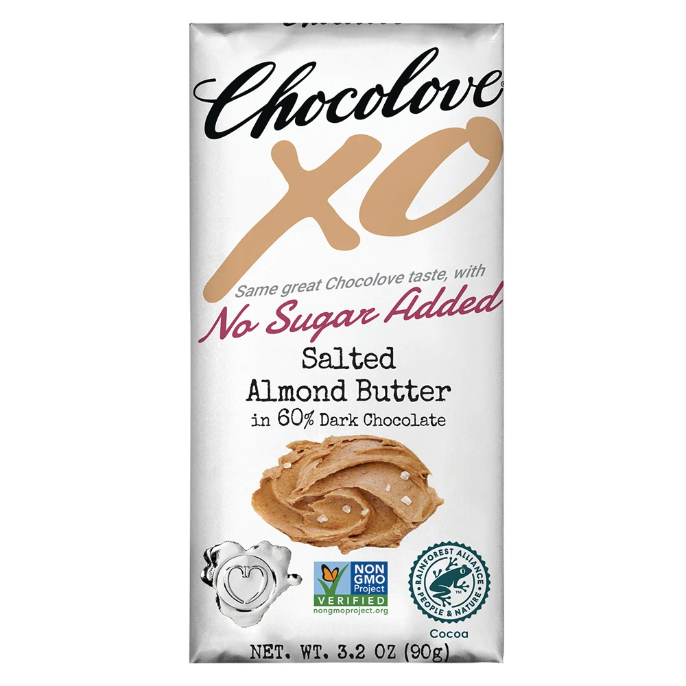 Chocolove Xo - Almond Butter 60% Dark 3.2Oz