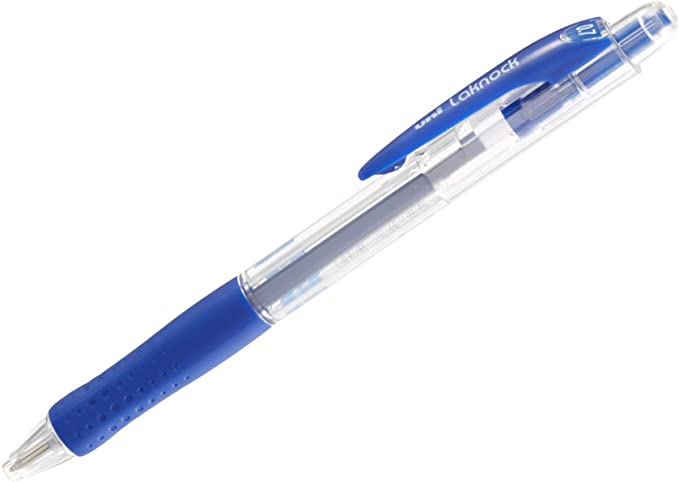 Uni-Ball SN100/07 B Laknock Ballpoint Pen – Blue Medium
